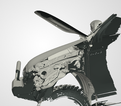 3D Scan data - 2019 Toyota Hilux N80 - Dual cab - Air box/snorkel