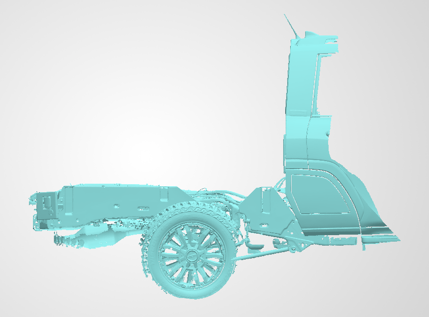 3D Scan data - 2023 Toyota Landcruiser 300 series - Chopped - Dual cab / Rear chassis