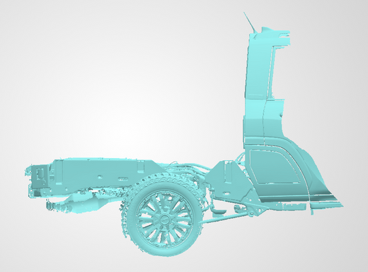 3D Scan data - 2023 Toyota Landcruiser 300 series - Chopped - Dual cab / Rear chassis