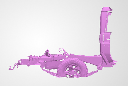 3D Scan data - Toyota Landcruiser 79 series - 300mm Stretch - Dual cab / Rear chassis