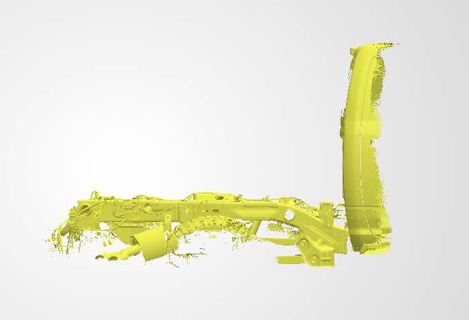 3D Scan data - 2020 Ram 2500 Laramie - 6'4" Tray - Dual cab / Rear chassis