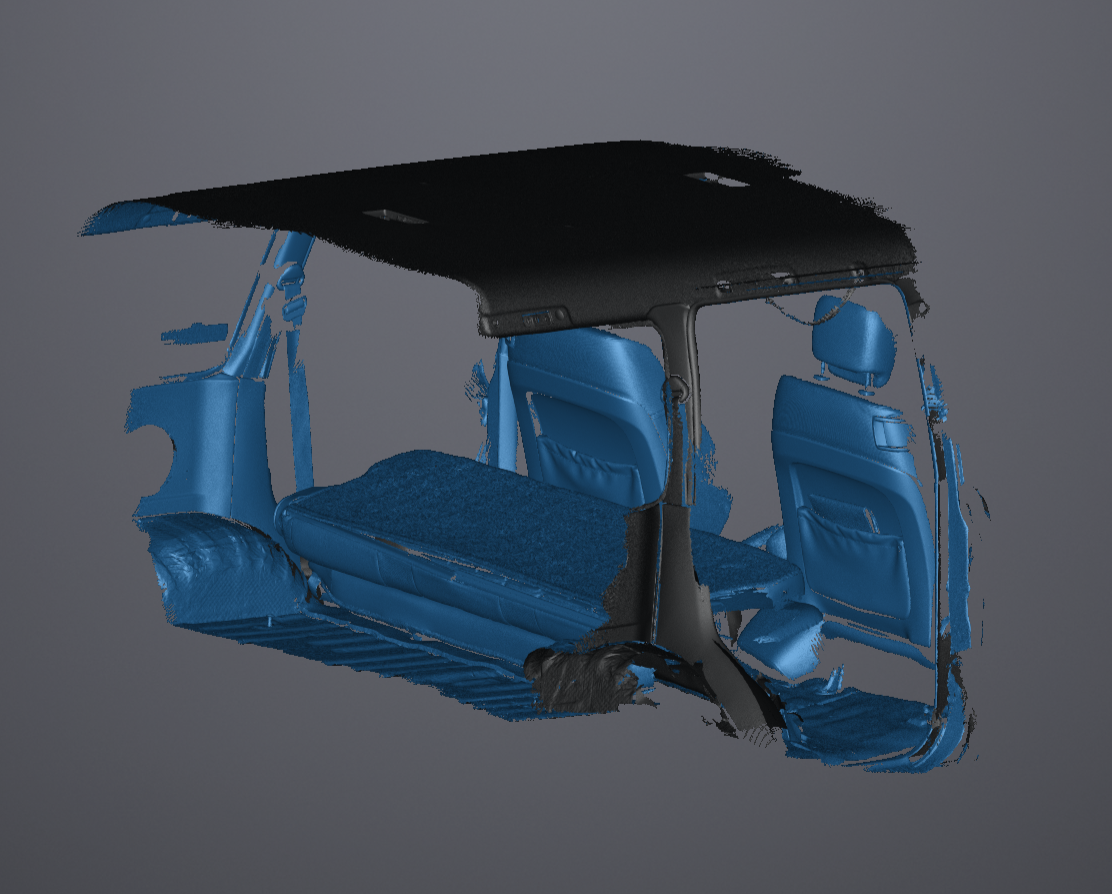 3D Scan data - Toyota Land cruiser 80ser - boot area (with doors open & closed)