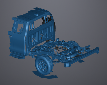 3D Scan data - Toyota Hilux N90 - Extra cab - chassis