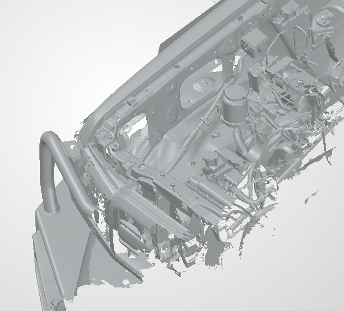 3D Scan data - Toyota Landcruiser LC79 - Dual cab - Air box/snorkel