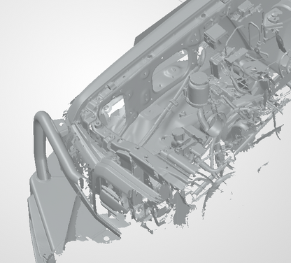 3D Scan data - Toyota Landcruiser LC79 - Dual cab - Air box/snorkel