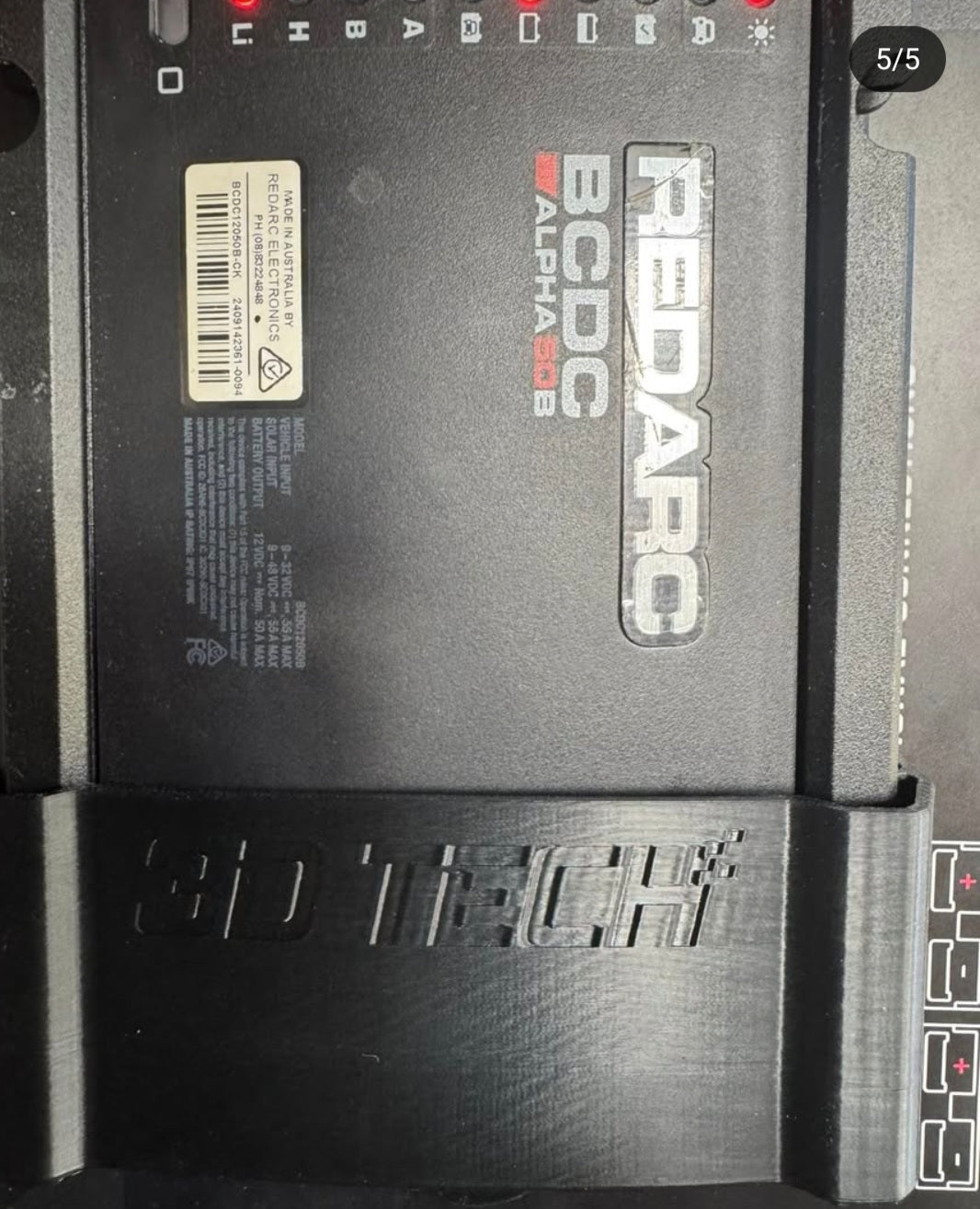 Redarc SLIM Alpha 25 & 50 BCDC terminal cover