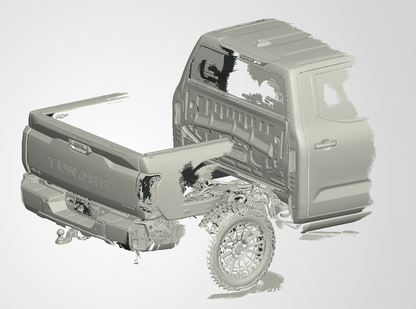 3D Scan data - 2025 Toyota Tundra - Dual cab / Rear chassis - Including radars