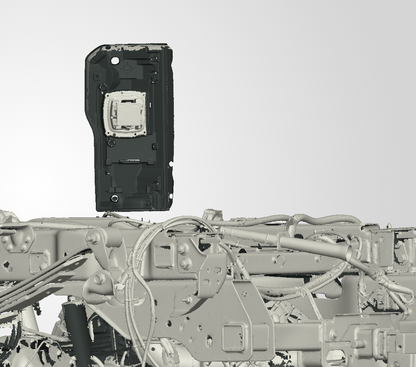 3D Scan data - 2023 F250 - Dual cab / Tub, Rear chassis with radars
